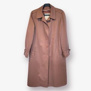 Vintage London Fog Taupe Brown Trench Size L/XL